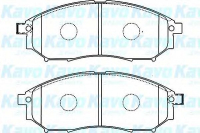 KAVO PARTS bp6583 -  Комплект тормозных колодок, дисковый тормоз